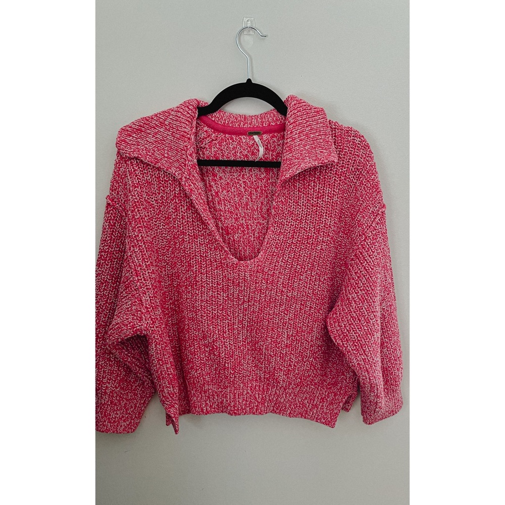 NWOT Free People Pink Sweater